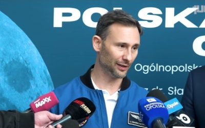 Drugi Polak w kosmosie na Politechnice Opolskiej. Inspirujące spotkanie z dr Sławoszem Uznańskim-Wiśniewskim
